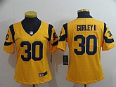 Women Nike Rams 30 Todd Gurley II Gold Vapor Untouchable Limited Jersey,baseball caps,new era cap wholesale,wholesale hats